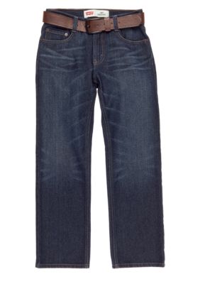 Levi's 505 Straight Leg Belted Denim Boys 8-20