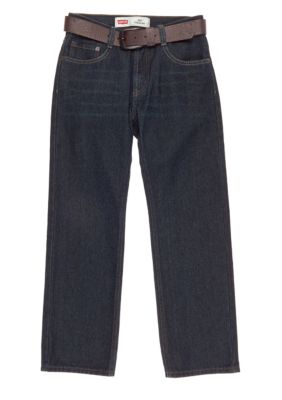 Levi's 505 Straight Leg Belted Denim Boys 8-20