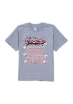 Coed Baseball Player Tee - Boys 8-20