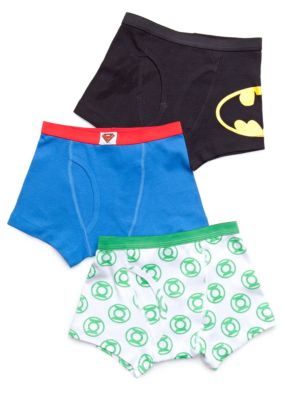 Handcraft 3 Pack Justice League Boxer Brief Boys 4-7