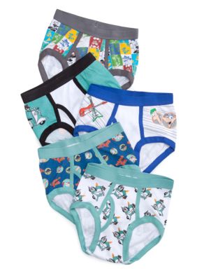 Handcraft 5 Pk Phineas and Ferb Underwear Boys 4-7