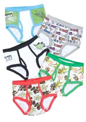 Handcraft 5 Pack Teenage Mutant Ninja Turtle Briefs Boys 4-7