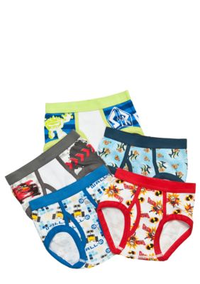 Handcraft 5 Pk Pixar Character Underwear Boys 4-7
