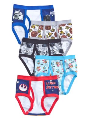 Handcraft Angry Birds Star Wars 5-pack Briefs Toddler Boys