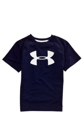 Under Armour Big Logo Tech Tee Boys 4-7