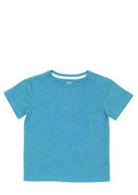 J Khaki Solid Crew Tee Boys 4-7