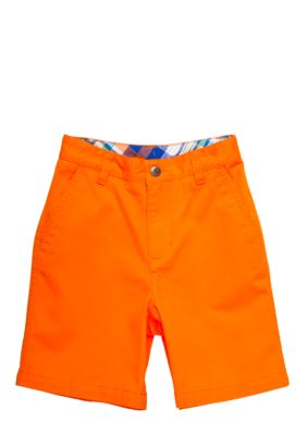 J Khaki&trade; Flat Front Twill Short Boys 4-7