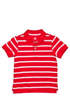 J Khaki&trade; Striped Polo Boys 4-7