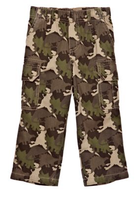 J Khaki Twill Cargo Pants Boys 4-7