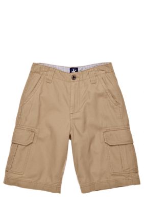 J Khaki&trade; Twill Cargo Shorts Boys 8-20