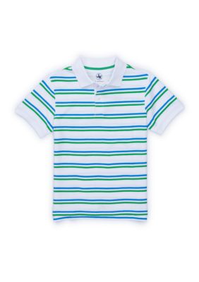 J Khaki&trade; Striped Polo-Boys 8-20 (Everyday Value)