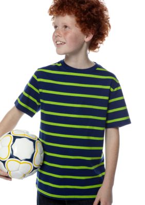 J Khaki&trade; Striped Crew Tee Boys 8-20