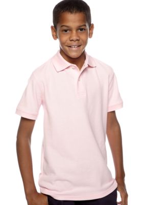 J Khaki Solid Fashion Polo Boys 8-20