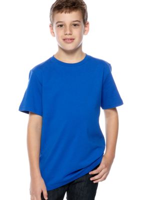 J Khaki Solid Crew Tee Boys 8-20
