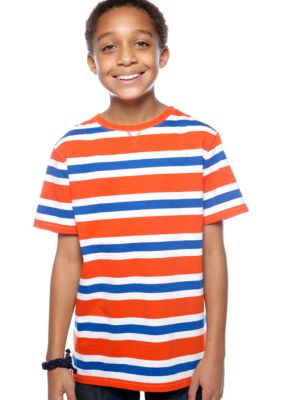 J Khaki&trade; Crew Stripe Tee Boys 8-20