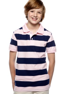 J Khaki&trade; Stripe Polo Boys 8-20