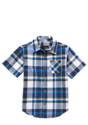 Hurley Button Front Woven Shirt Boys 8-20