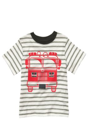 Carter's Carter's Striped Firetruck Tee Boys 4-7