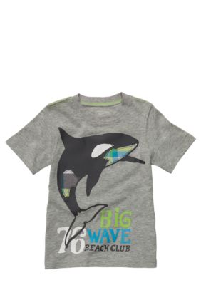 Carter's Gray Whale Tee Boys 4-7