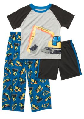 Carter's Construction 3 Piece Pajama Set Boys 8-12