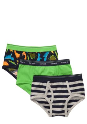 Carter's 3 Pack Dinosaur Briefs Toddler Boys