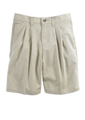 J Khaki&trade; Pleated Twill Short - Boys 8-20