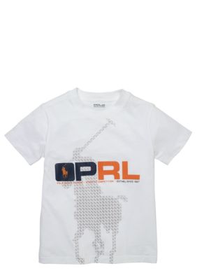 Ralph Lauren Childrenswear Screen Print Pony Tee Boys 8-20