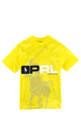 Ralph Lauren Childrenswear Graphic Screen Print Tee Boys 8-20