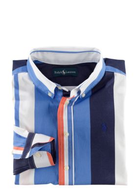 Ralph Lauren Childrenswear Striped Blake Sport Shirt Boys 8-20