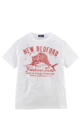 Ralph Lauren Childrenswear Fishing Graphic Tee Boys 8-20