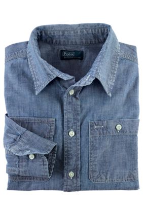Ralph Lauren Childrenswear Matlock Chambray Shirt Boys 8-20