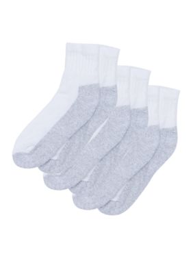 J Khaki&trade; 6 Pack Quarter Length Sock - Boys 8-20