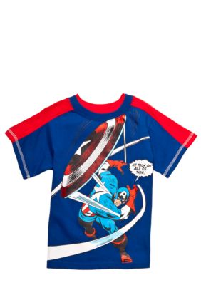 Marvel Captain America Tee Boys 4-7