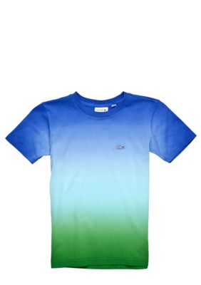 Lacoste Dip Dye Crew Neck Tee Boys 8-20