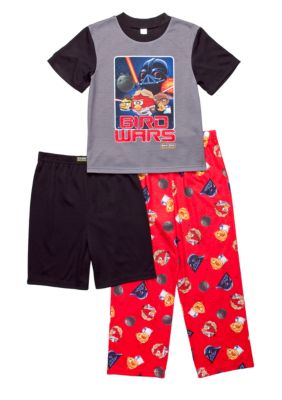 Angry Birds & Star Wars 3-piece Pajama Set Boys 4-12