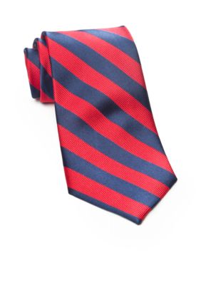 J Khaki Stripe Tie Boys 4-20