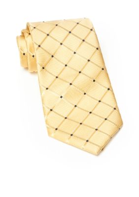 J Khaki Patterned Tie Boys 4-20