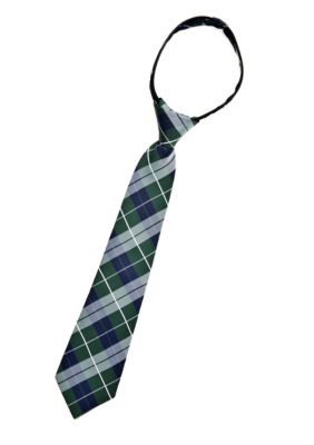 J Khaki&trade; Green Plaid Zip Tie Boys 2-7