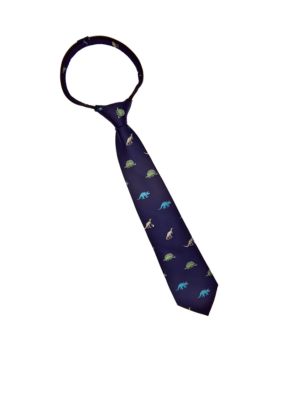 J Khaki Dinosaur Themed Zip Tie Boys 2-7