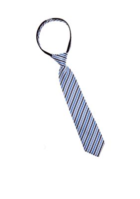 J Khaki Blue Gingham Zip Tie Boys 2-7