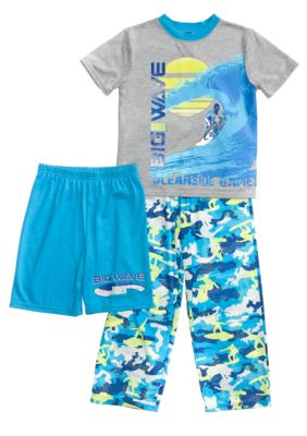 J Khaki Surf Camo Pajama Set Boys 4-20