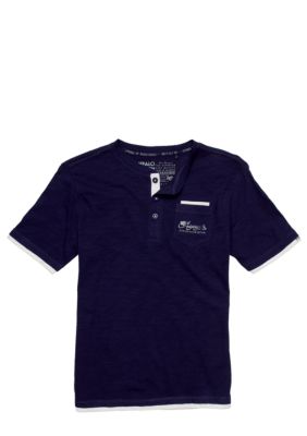 Buffalo David Bitton Nopper Henley Tee Boys 8-20