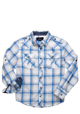 Buffalo David Bitton Satenzen Woven Shirt Boys 8-20