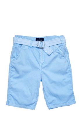 Buffalo David Bitton Solid Flat Front Short Boys 8-20