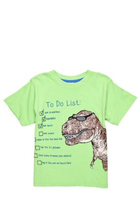 Sweet Potatoes T-Rex To Do List Tee Boys 4-7