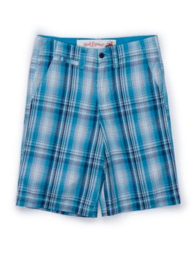 Red Camel Boys&reg; Plaid Short - Boys 8-20