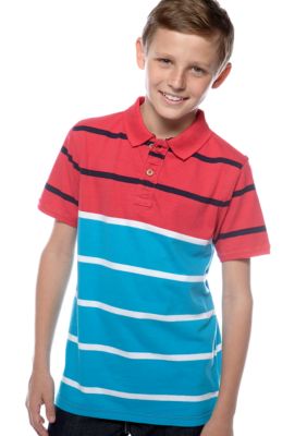 Red Camel Boys Stripe Polo Boys 8-20