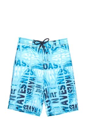 Red Camel Boys Print Swim Trunk Boys 8-20