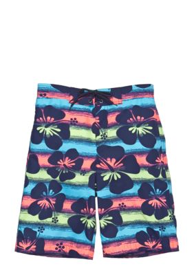 Red Camel Boys Printed Swim Trunk Boys 8-20