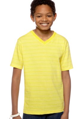 Red Camel Boys&reg; Stripe V-Neck Tee Boys 8-20